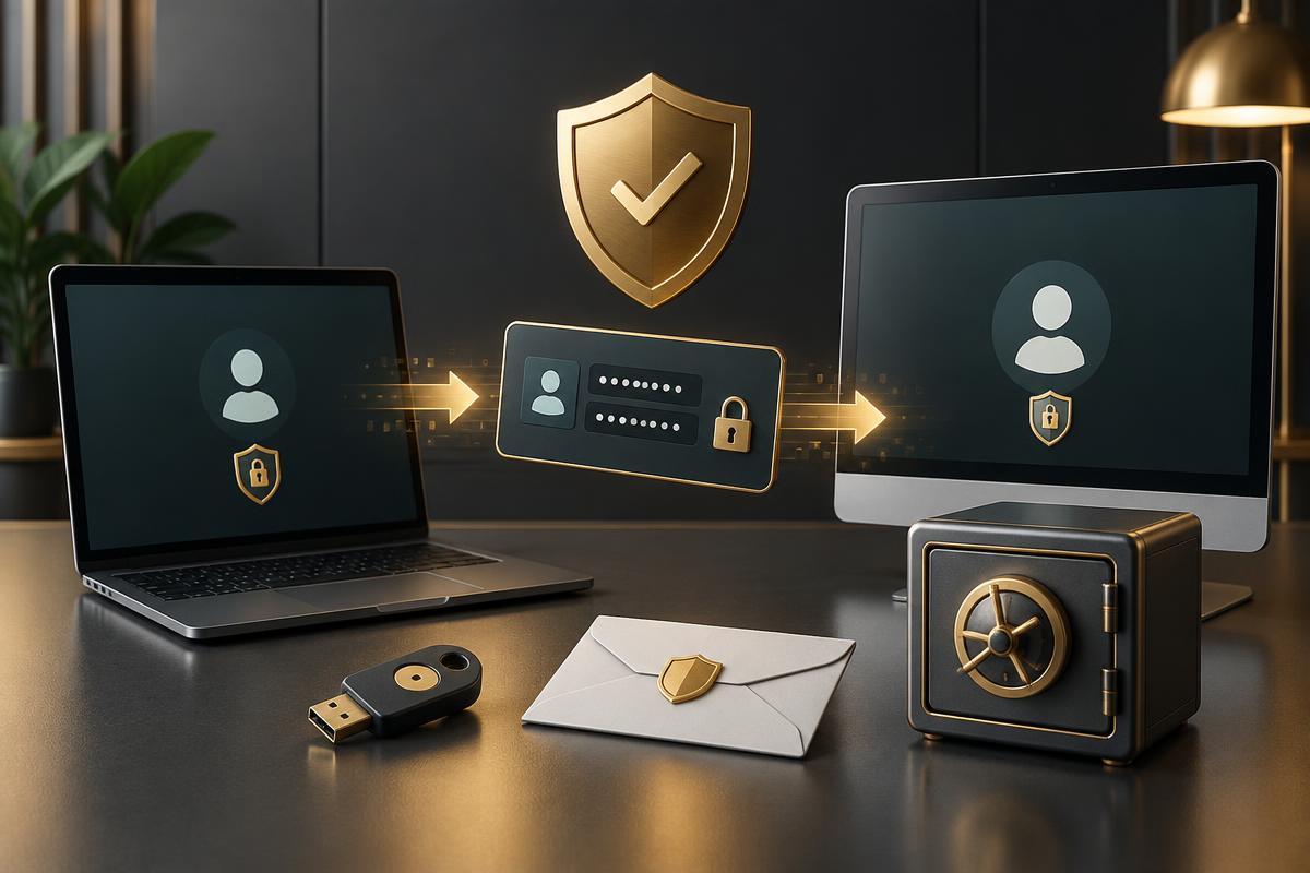 3D secure KYC verification and protected handover for a Payoneer account